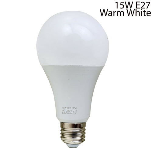 E27 15 W energiesparende warmweiße LED-Glühbirnen A60 E27 Schraubbirnen, nicht dimmbar ~ 2535