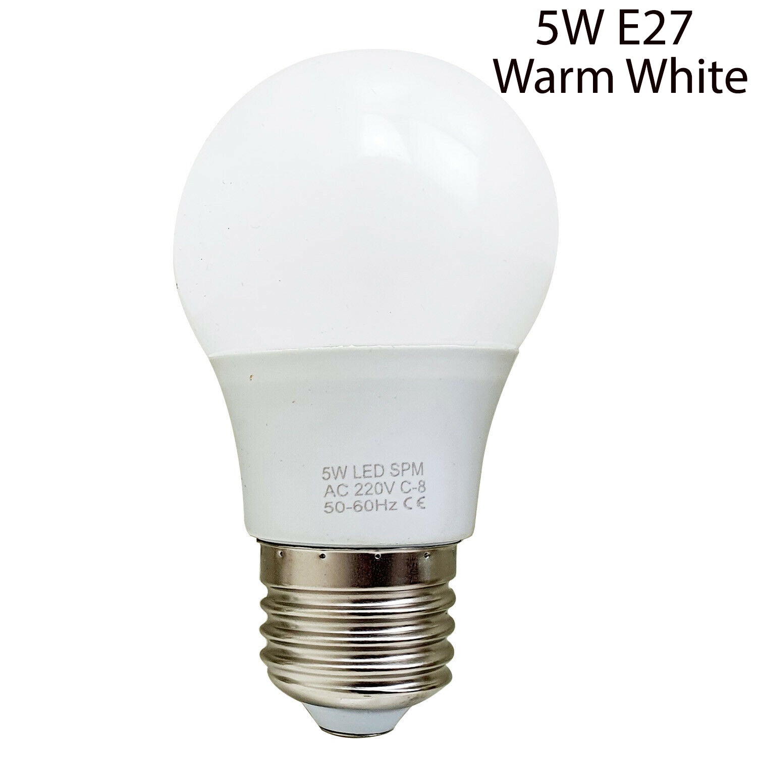 E27 5 W energiesparende warmweiße LED-Glühbirnen A60 E27 Einschraubbirnen, nicht dimmbar
