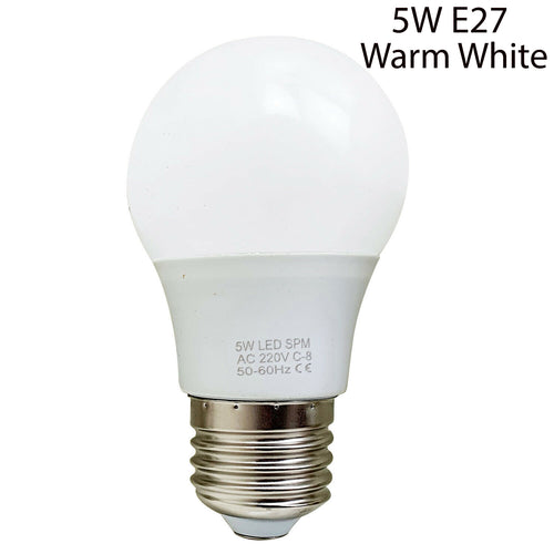 5 Watt E27 Glühbirnen LED energiesparende warmweiße A60 Einschraubbirnen ~ 2539