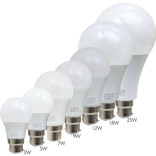 LED B22 Glühbirne 3W-25W Bajonett Kaltweiß 