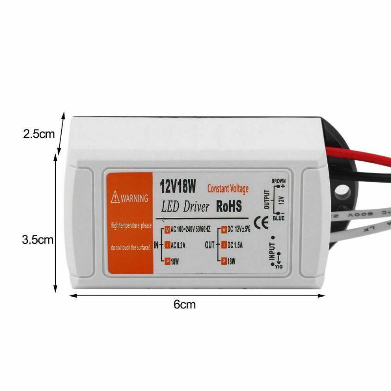 LED Treiber 12V 18W Constant Voltage Netzteil