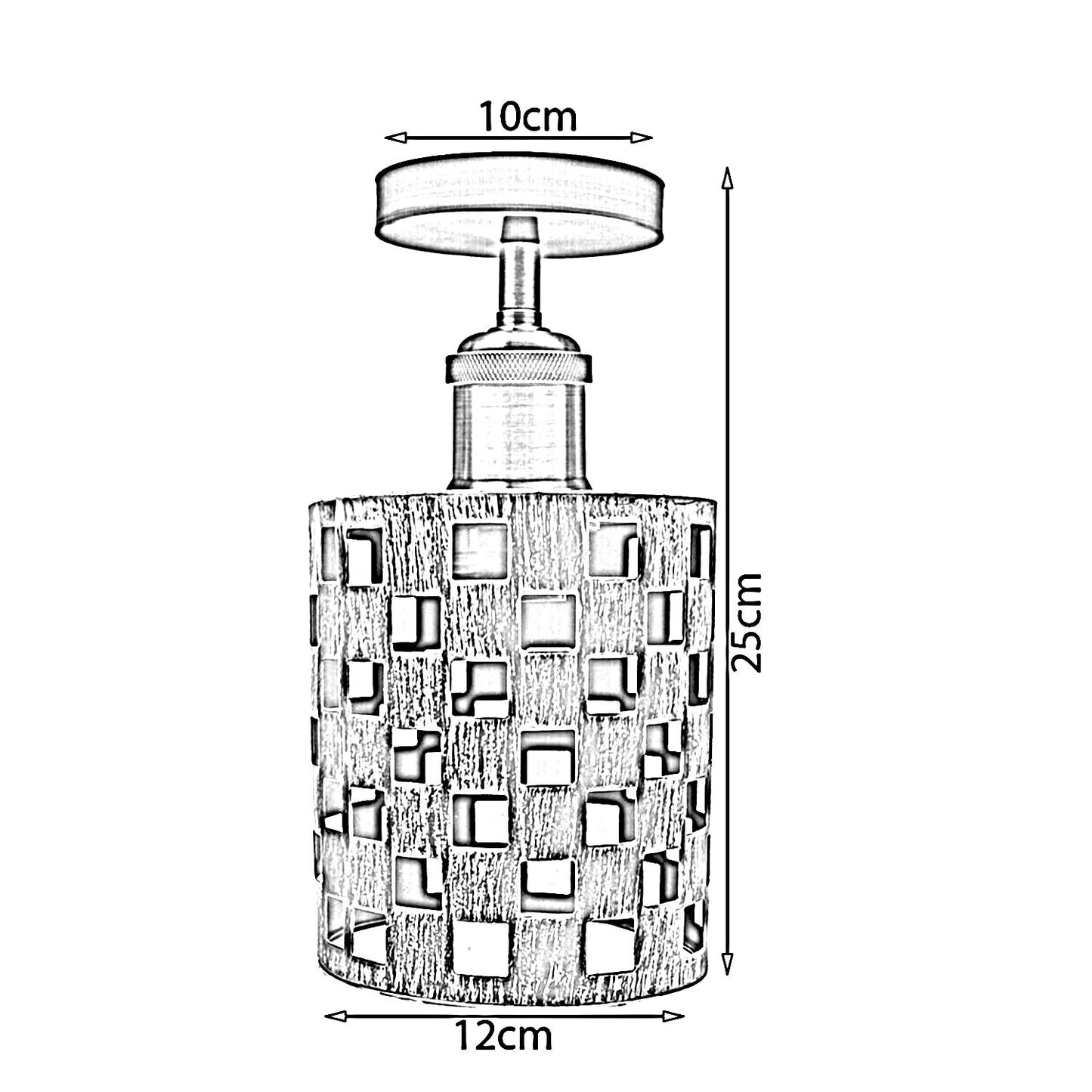 Lampenschirm käfig wandleuchten innen
Deckenlampe