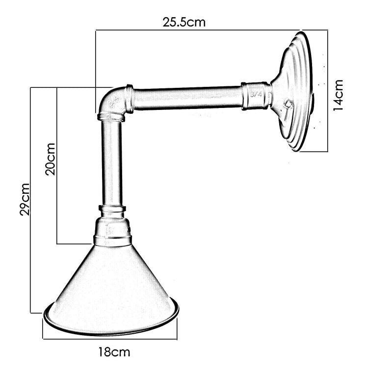 Wandleuchte Innen Lampe Fur LED Röhren E27 