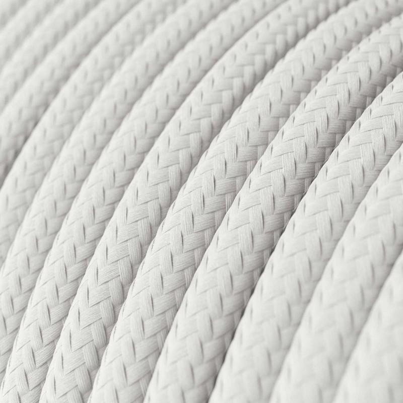 Lampenkabel weiß 5m Elektrokabel Textil