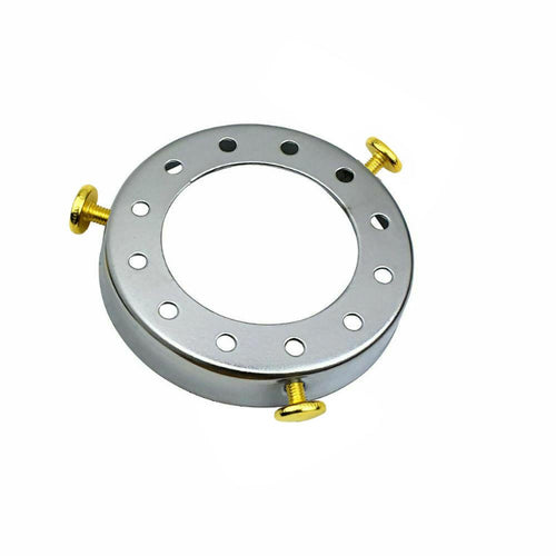 Metallringe für Lampenschirme Chrom Lampenschirmkappe ~1748