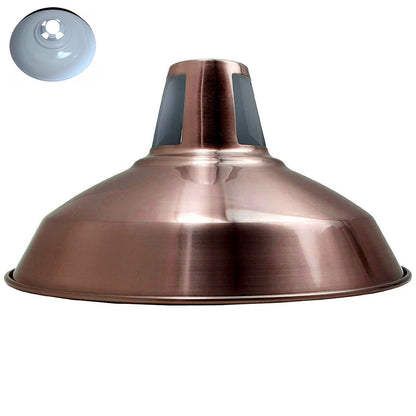 Metalldecke Vintage Industrial Loft Style Lampenschirm in Farbe