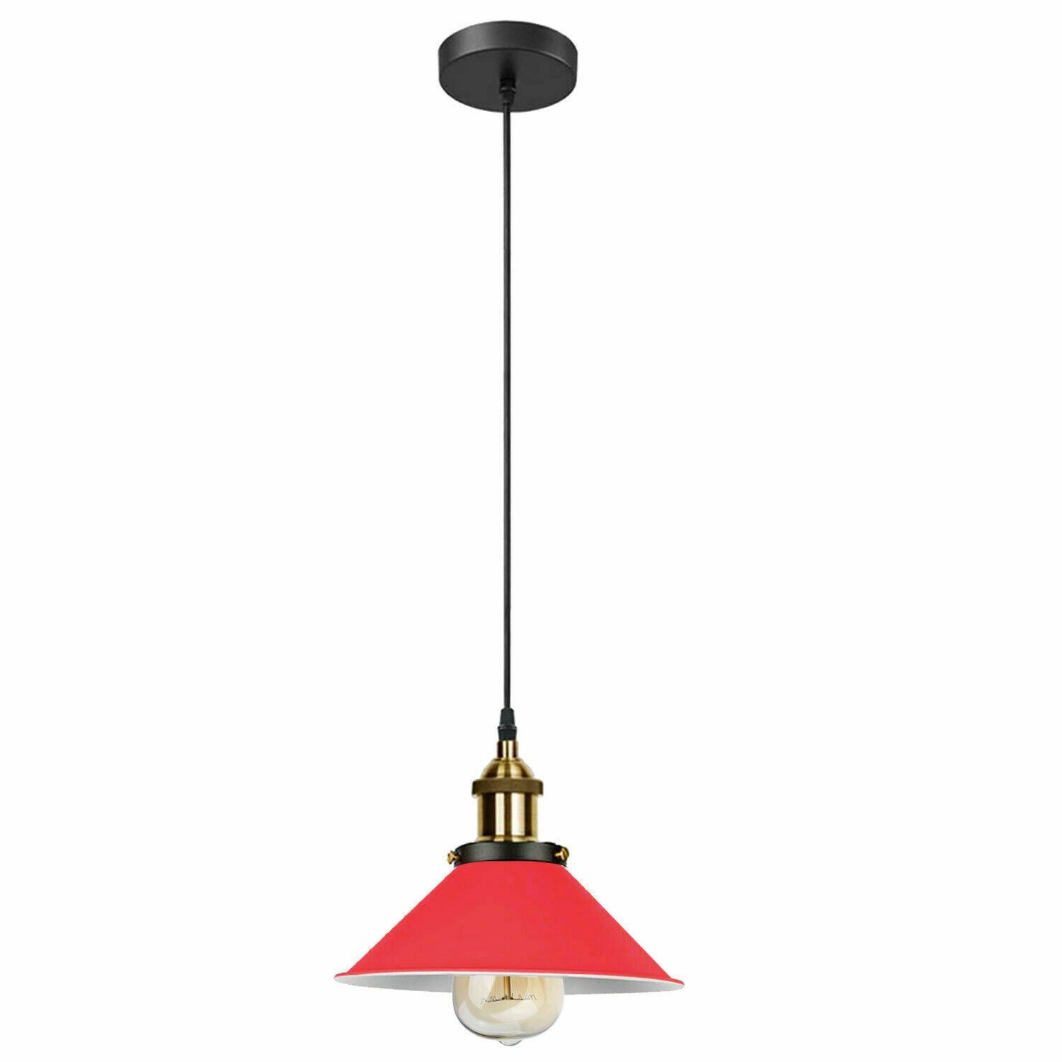 Klingeln Vintage Hängelampe Metall- Pendelleuchte mit modernem Touch