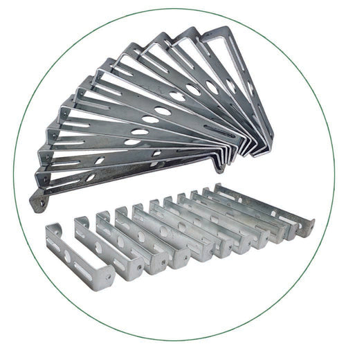 Montagehalterung Deckenleuchte Stahl Montageplatte mit Schrauben Muttern ~1498