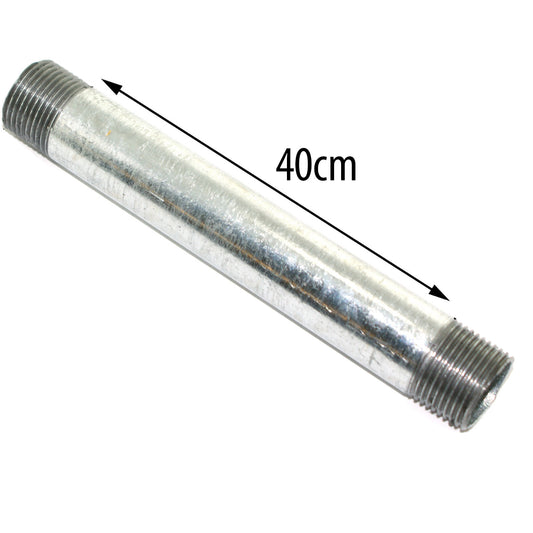 Verzinktes Eisenrohr mit Gewinde - 3/4 "Rohr aus Kohlenstoffstahl / Rohr 40 cm Rohrbeleuchtungszubehör