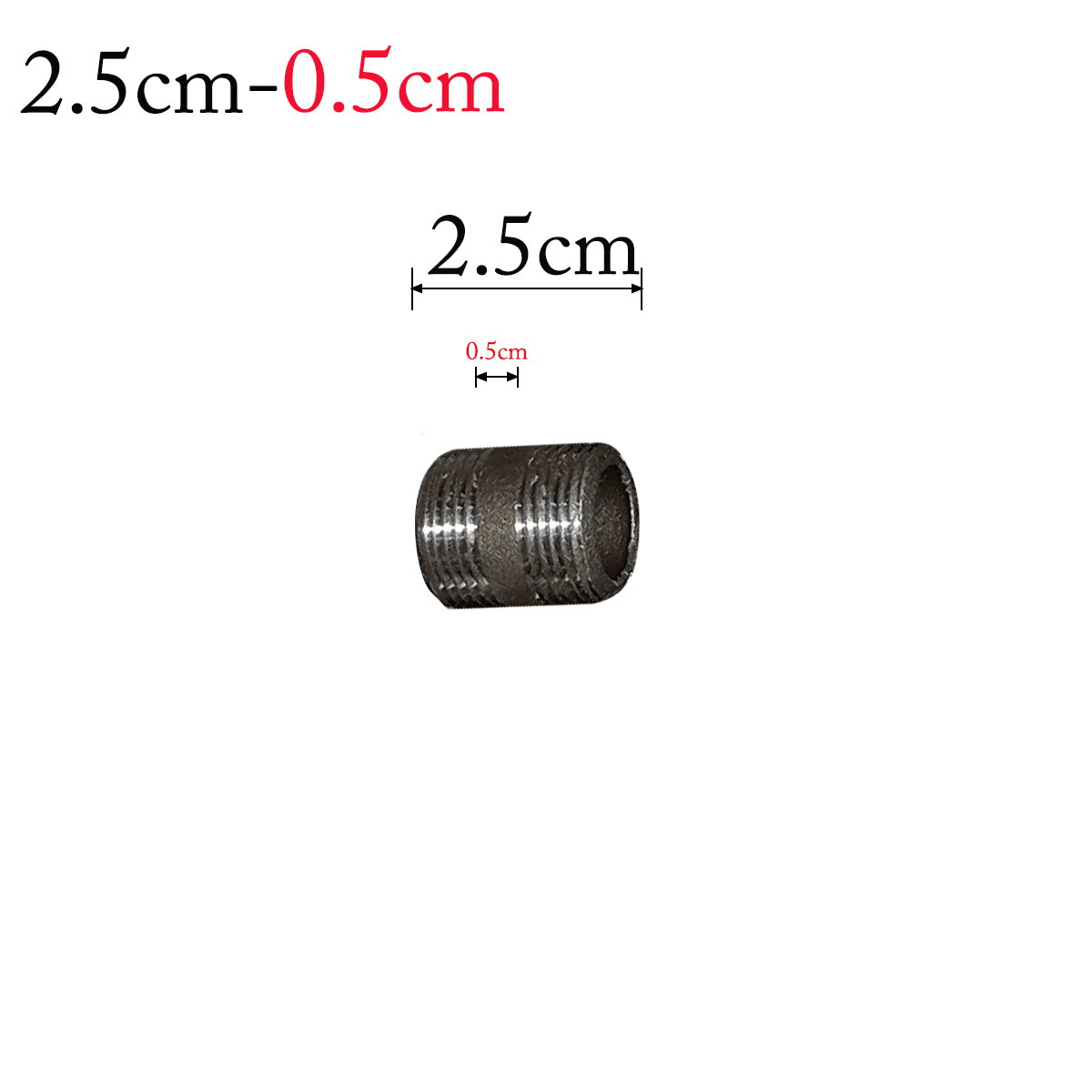 Rohrbeleuchtungszubehör Eisengewinderohr-2.5cm-0.5cm