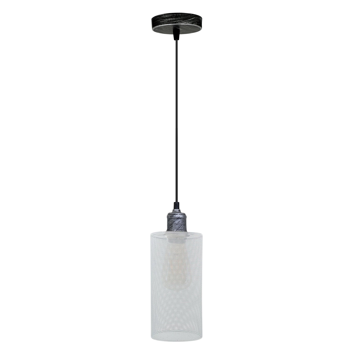 Industrieller hängender Lampenschirm mit weißem Muster aus Metall Loft Nordic Party Decor Lampion