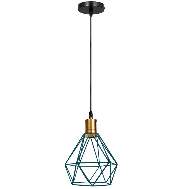  Pendelleuchte farbig Vintage