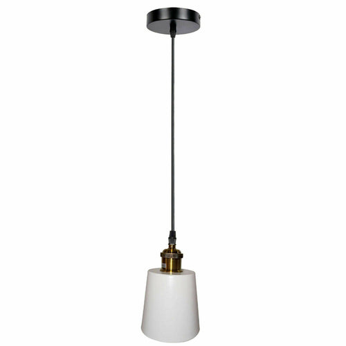Weiß Pendelleuchte E27 Modern Hängelampe für Esszimmer~2408