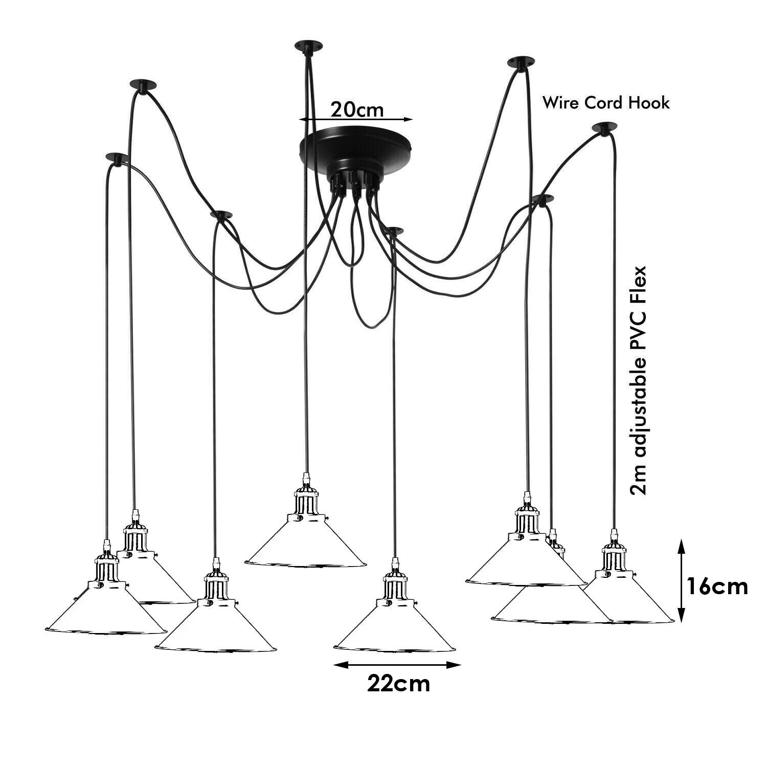 Spinnenlampe Dimmbar Deckenpendelleuchten Esstisch