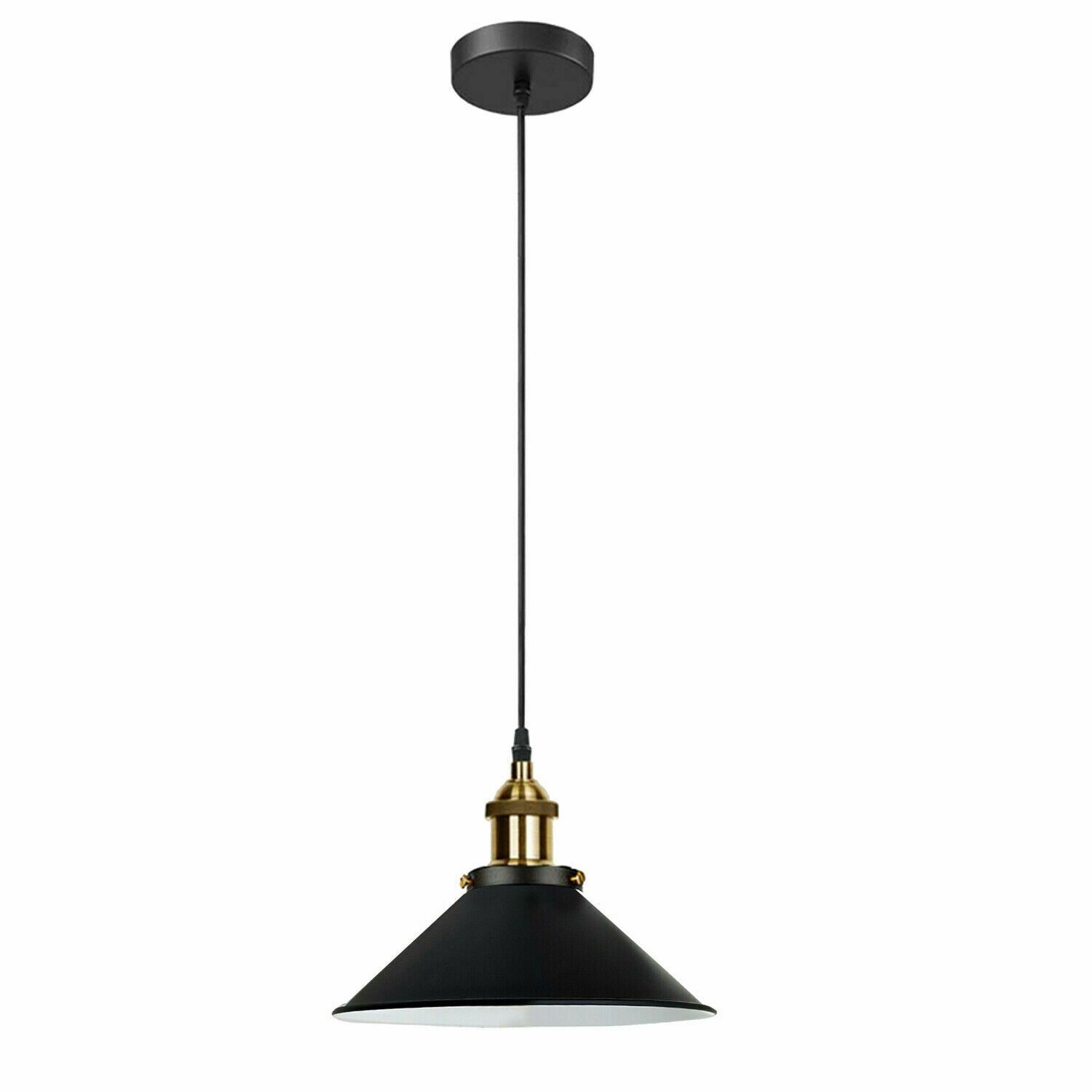 Vintage Industrieller Deckenpendelschirm aus Metall Moderne Hängelampe im Retro-Stil