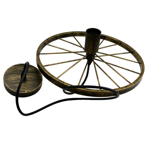 Pendelleuchte Decke Stilvolle Radleuchte für Schlafzimmer~1337