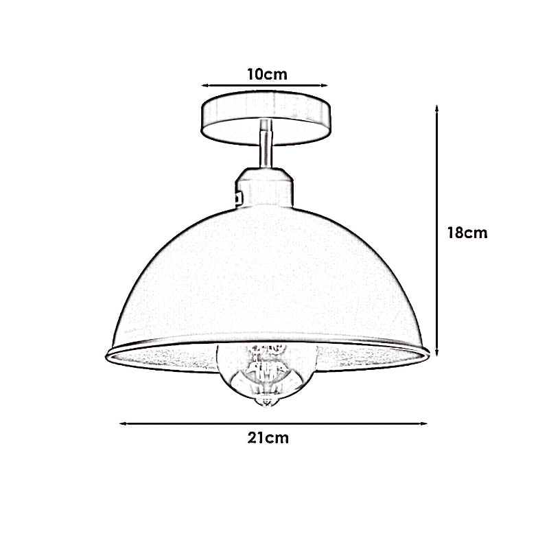 Rustikale Deckenlampe für die Küche