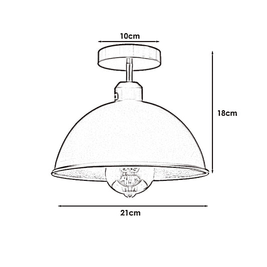 Rustikale Deckenlampe für die Küche