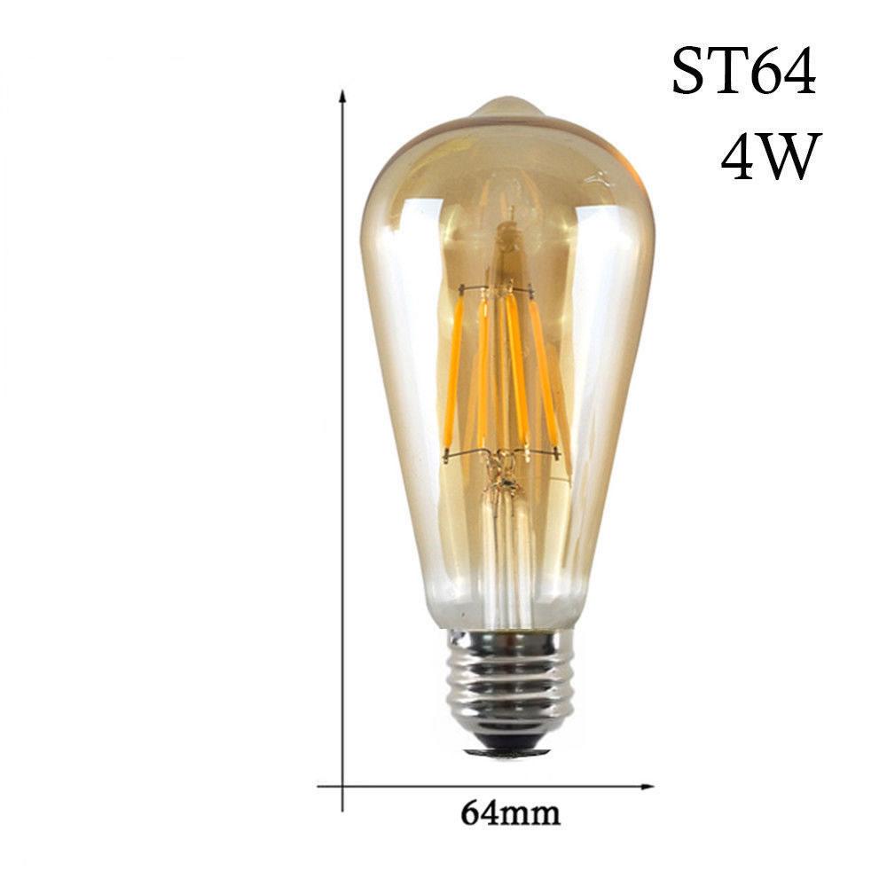    	 ST64 E27 4W LED Glühbirne Fur Esszimmer