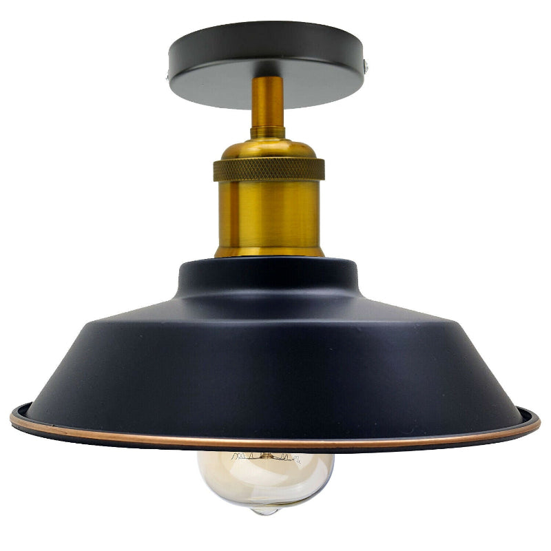 Schwarze Deckenleuchten Innen Lampenschirm Schlafzimmer