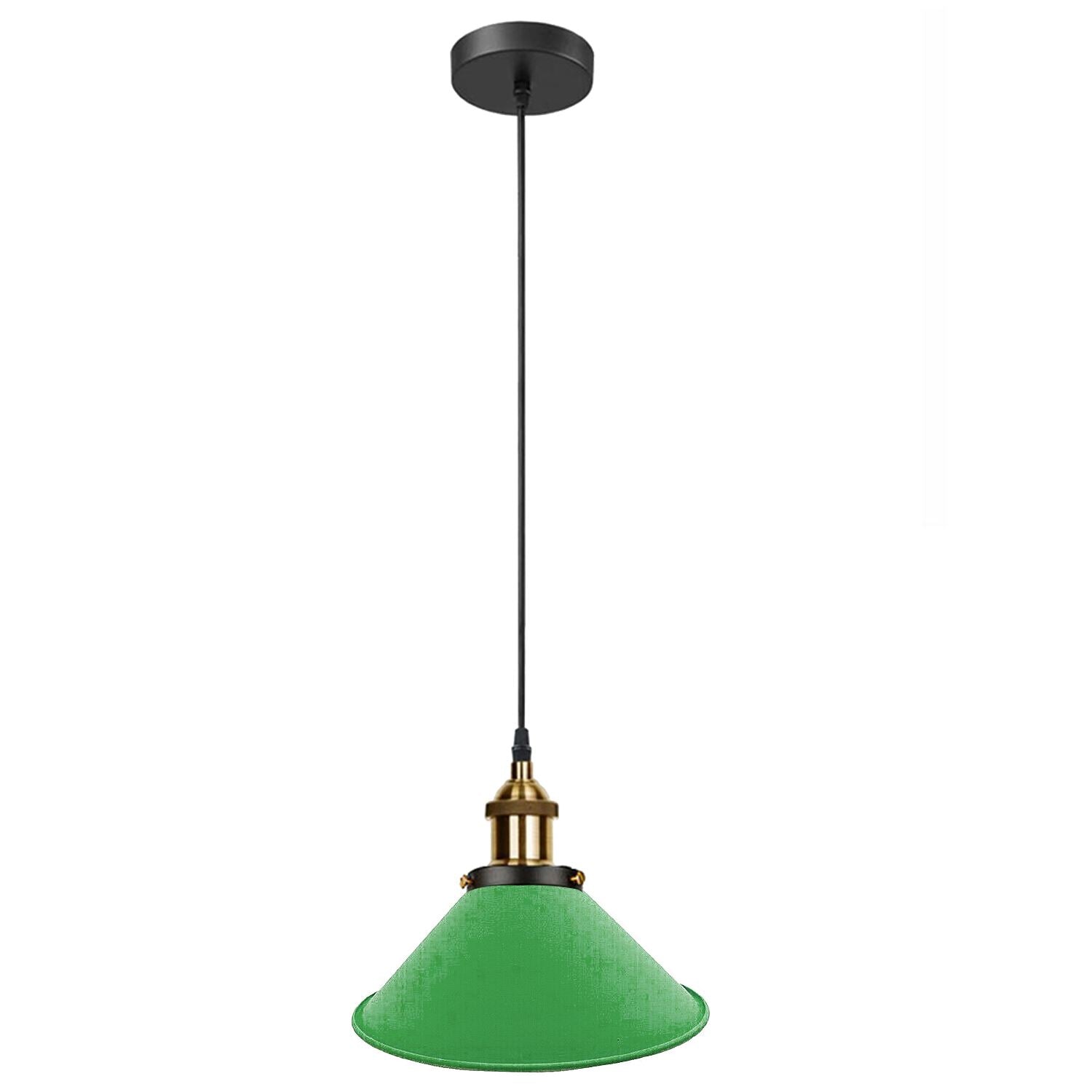 Vintage Industrieller Deckenpendelschirm aus Metall Moderne Hängelampe im Retro-Stil