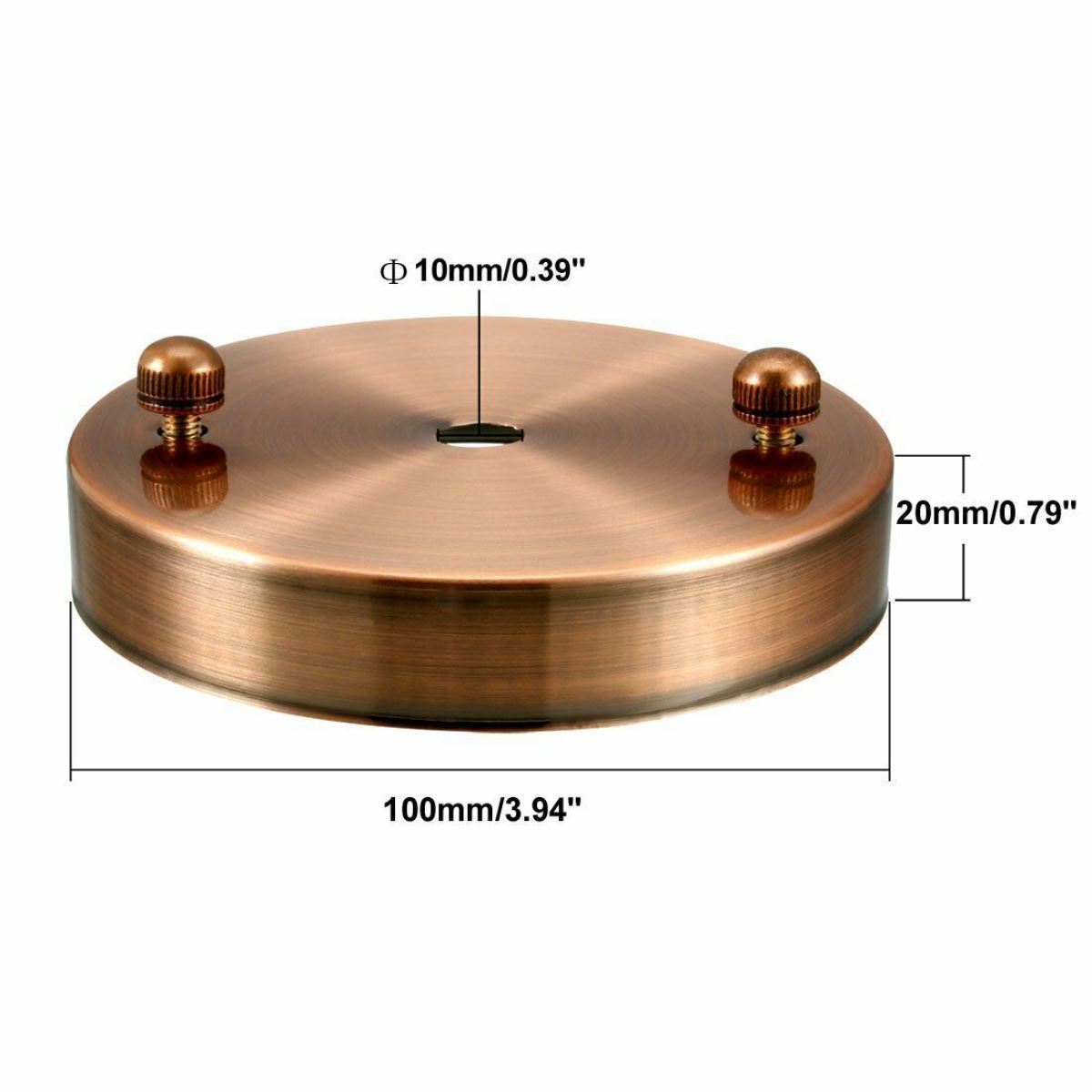 100mm Frontbefestigung Farbe Deckenhaken Ring Single Point Drop Outlet Plate