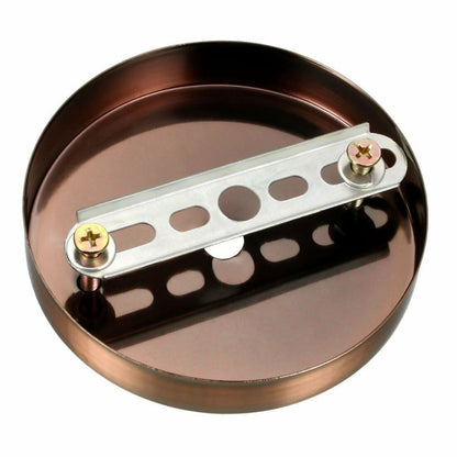 Single Point Copper Color Outlet Deckenhaken Ringplatte Perfekt für Flexkabel aus Stoff