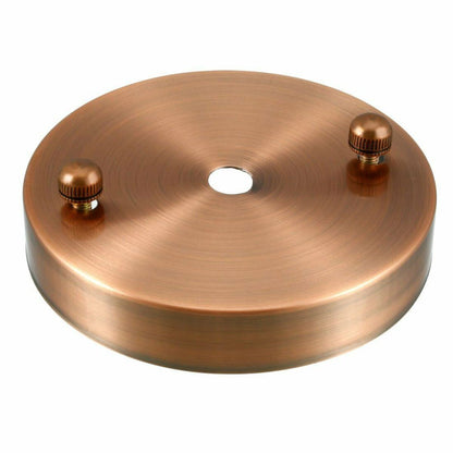 Single Point Copper Color Outlet Deckenhaken Ringplatte Perfekt für Flexkabel aus Stoff