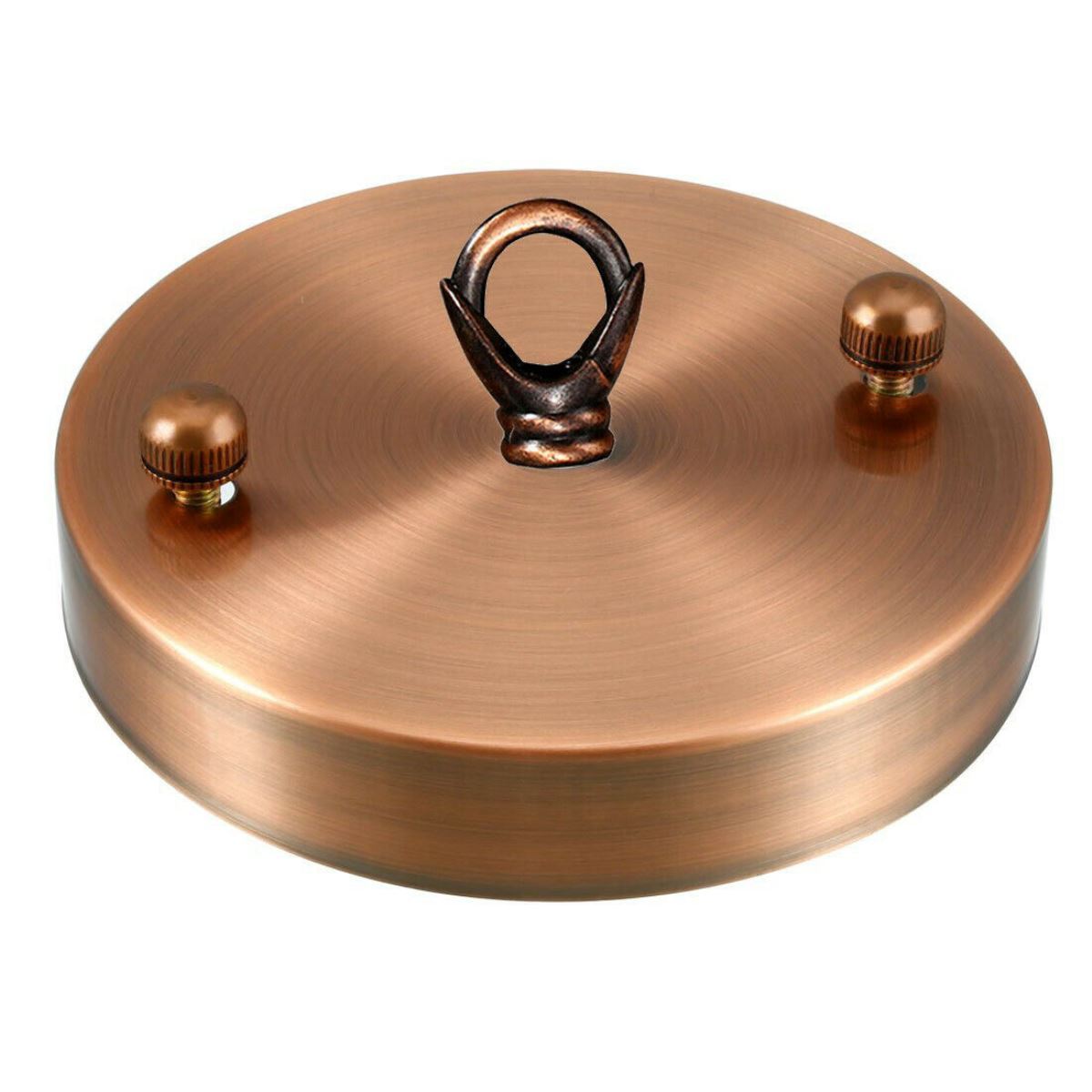 Single Point Copper Color Outlet Deckenhaken Ringplatte Perfekt für Flexkabel aus Stoff