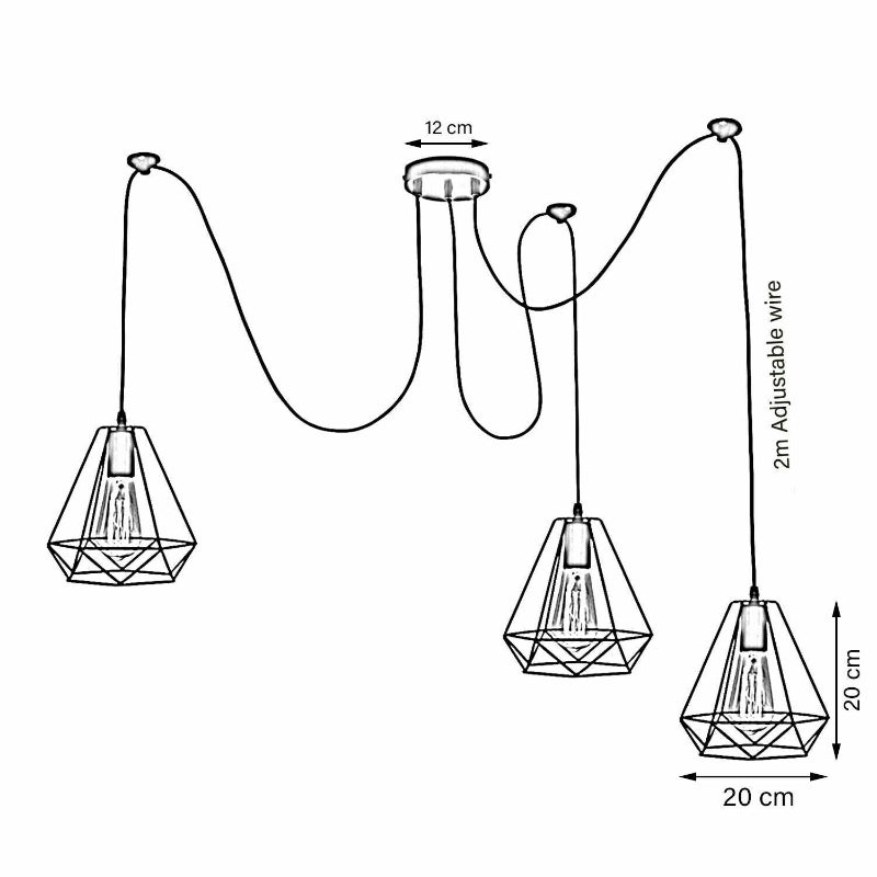 Spinnen Lampe Design
