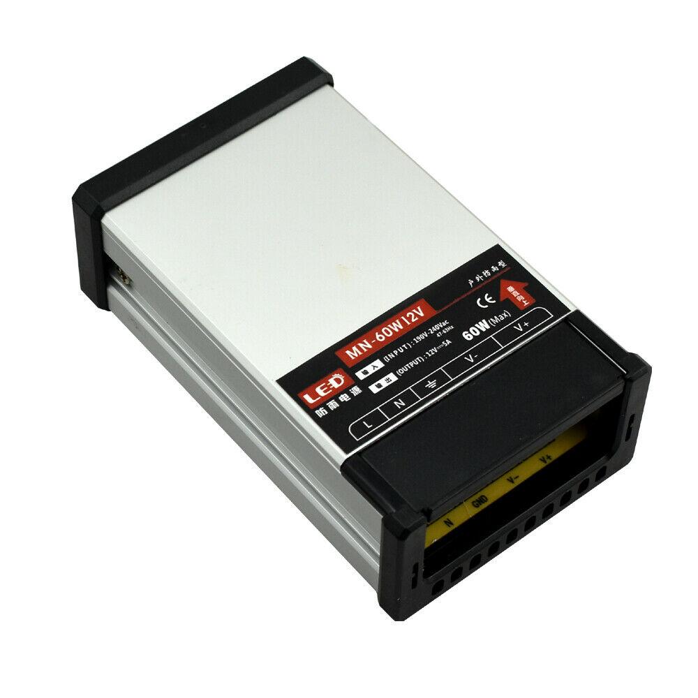 LED DC 12V 60W Regensicheres Netzteil 