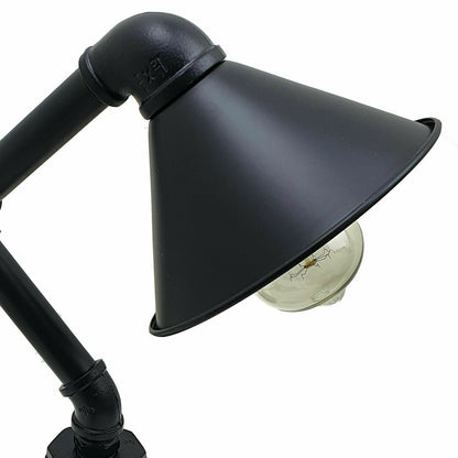 Tischleuchte Retro Licht Plug in Wasserpfeife Steampunk Schreibtisch Lichtschirm LEDSone DE-6