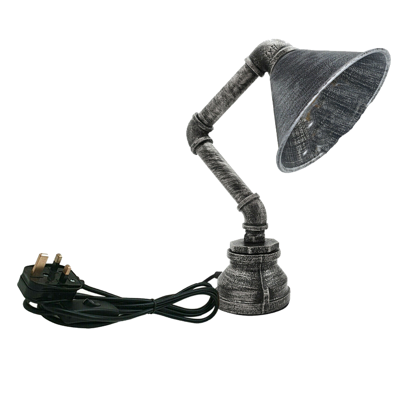 Moderne Tischlampe Schwarz  Rohr Innen Wandleuchte