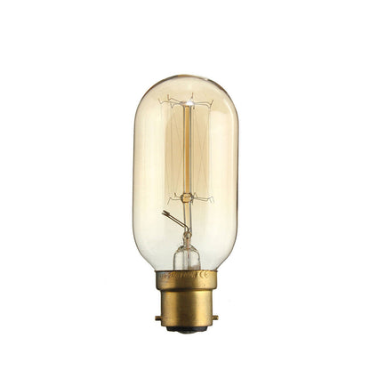 B22 T45 60 W dimmbare Glühfaden-Glühlampe im Vintage-Stil ~