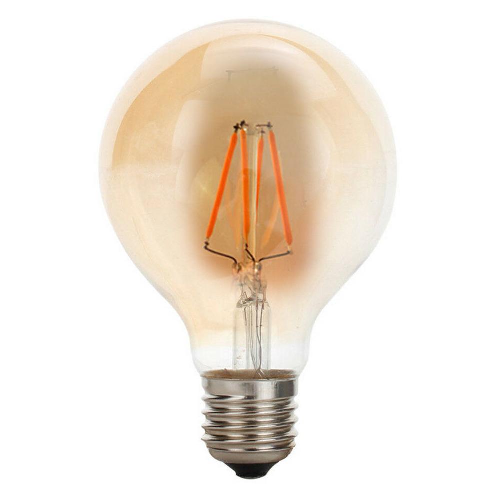 Vintage Dimmbare G95 E27 4W LED Glühbirne Fassung