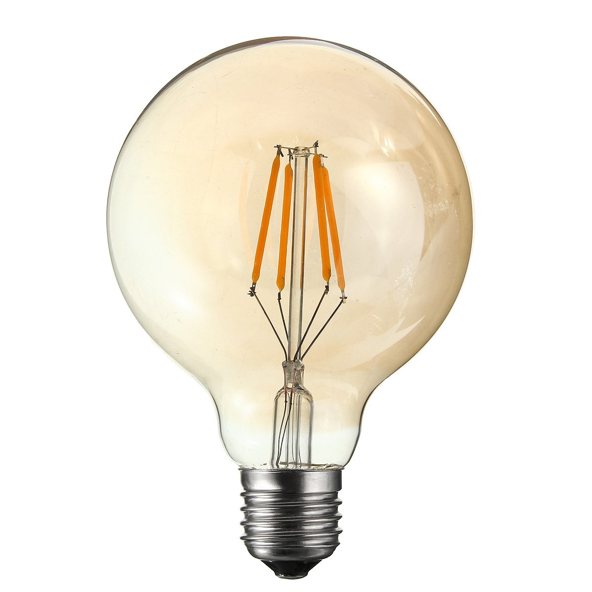 Vintage Dimmbare G95 E27 4W LED Glühbirne Fassung