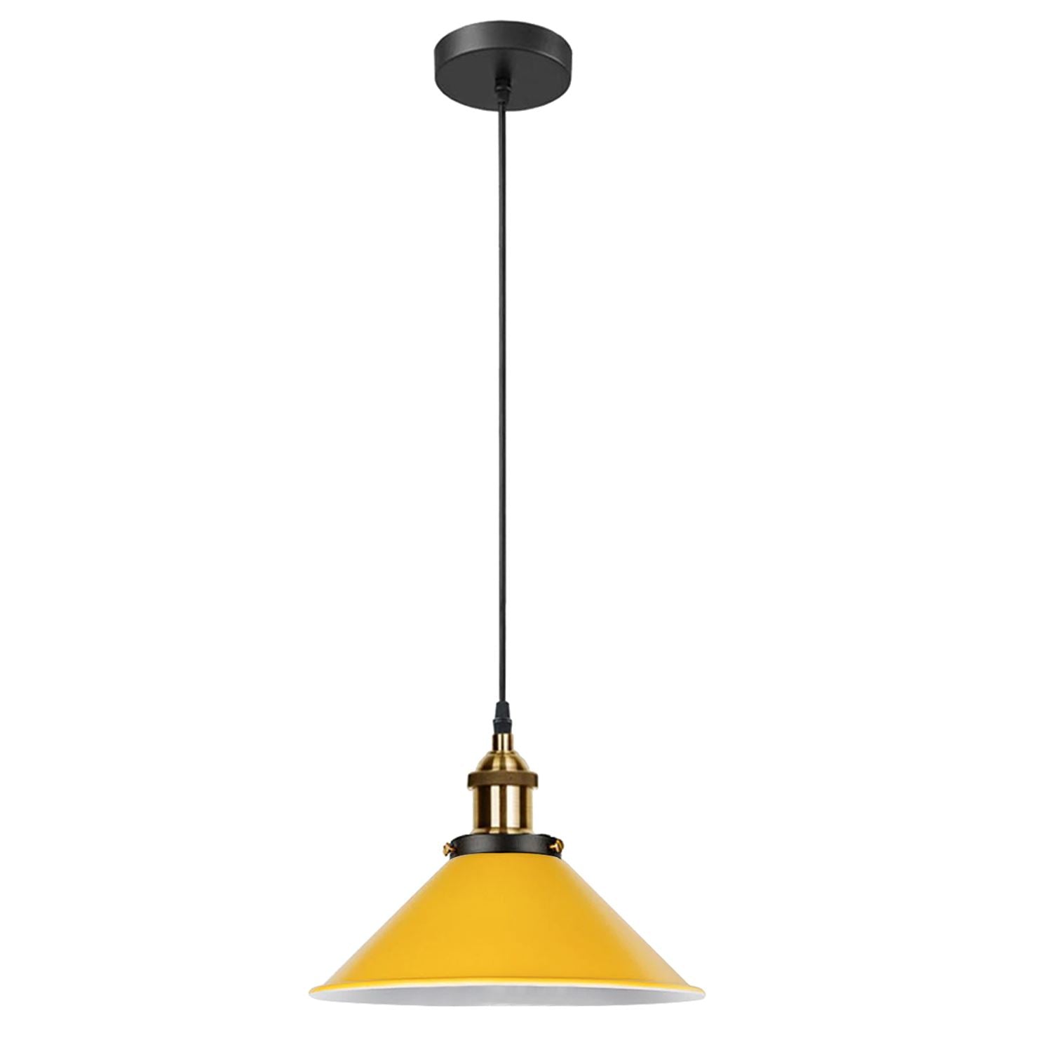 Vintage Industrieller Deckenpendelschirm aus Metall Moderne Hängelampe im Retro-Stil