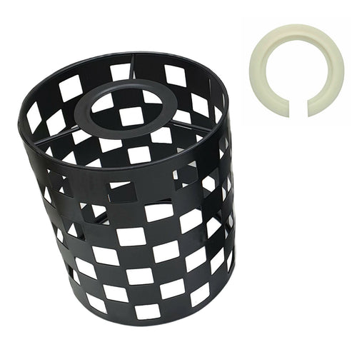 Retro Moderne Schwarze Metallkäfig-Deckenleuchte für Ihre Küche~1383