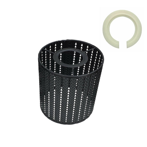 Elegant retro-lampeskærm industriloft i sort metallampebur ~ 1381