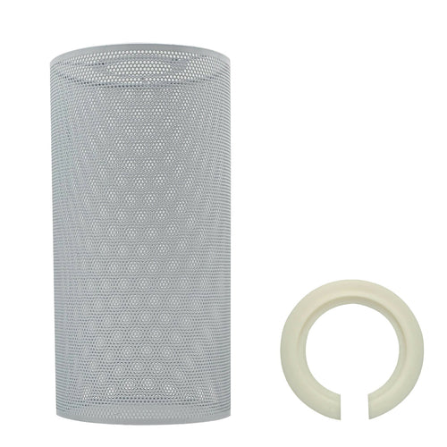 Weiß metall Drahtrahmen Drahtkäfig Lampenlicht~1408