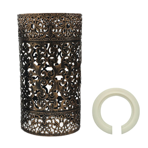 Trommelförmiger Metall-Hängelampenschirm-Wohnzimmer