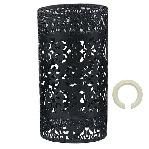 Nem at montere sort trommeskærm Moderne metalskærm Retro stil ~ 1378