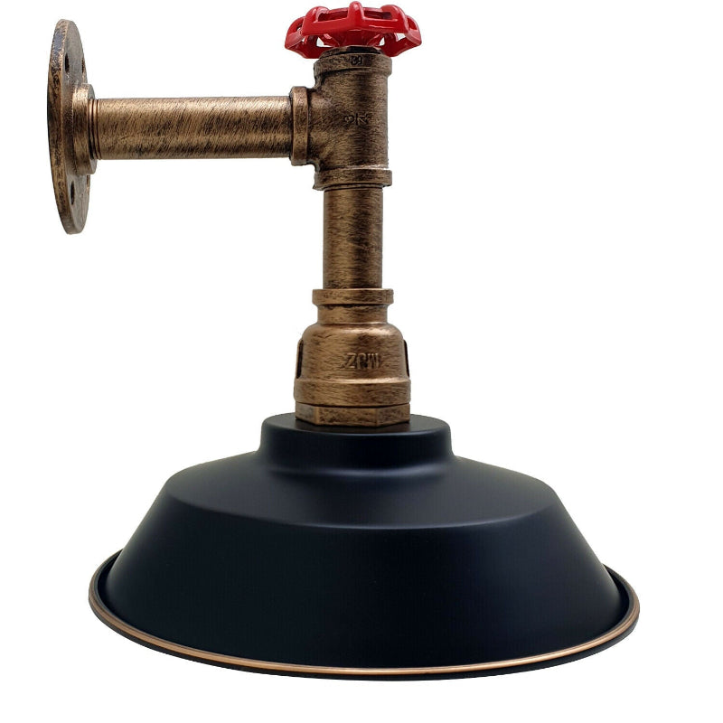 Vintage Wandleuchte Metall Rohr Lampe kaufen