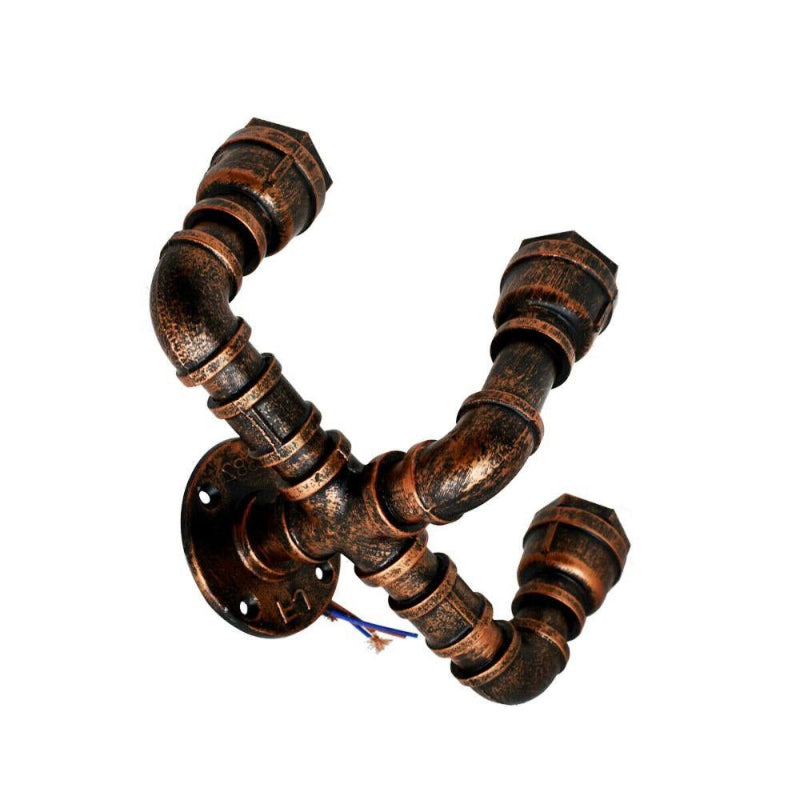
 Wandleuchte innen Metall wasserohr Wandlampe