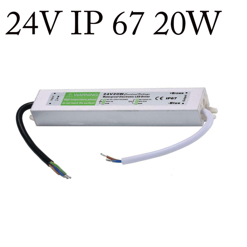 LED Trafo 24V/20W/0.83A Wasserdicht Treiber 