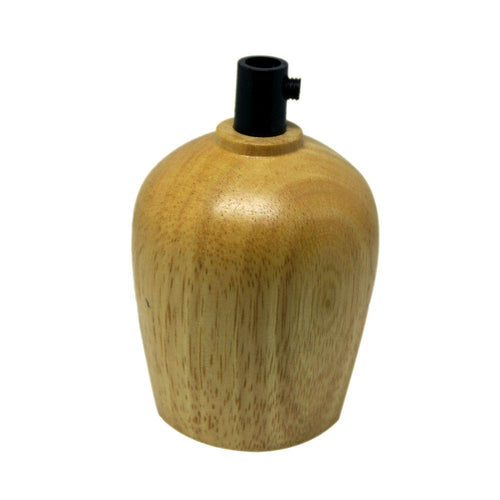 Confezione da 2 portalampade E27 in legno, vintage, per illuminazione industriale~1691