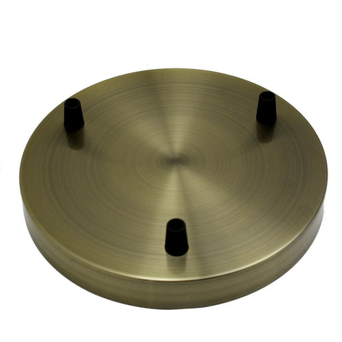 Loftroset vintage metalmonteringsplade til loftslamper ~ 1576