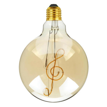 Indestrial Vintage Antik-Stil Edison LED Soft Light Music G125 4W E27 Glühbirne in Kugelform