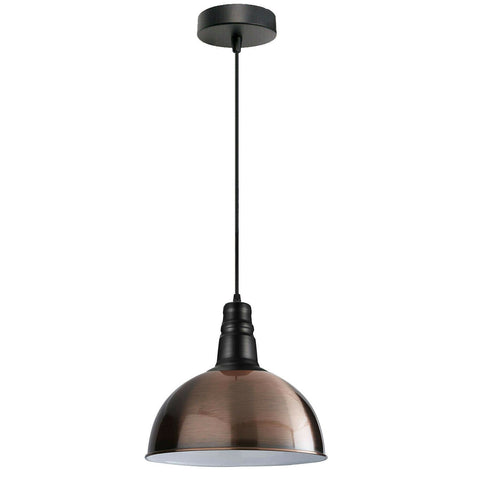 Lampada a sospensione moderna in rame E27 - cavo regolabile da 95 cm~1359
