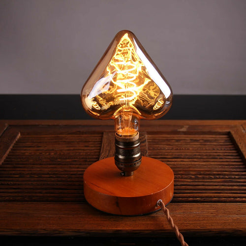 E27 LED Glühlampe 4W Warmweiß Herzförmiger Edison ~1874